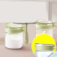 艾逸瑶选 CJ-21124 晶萃系列油壶调味罐油壶  600ml；调味罐300ml*2   随机发货（单位：套） 绿色