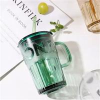 皖亭 T6001 如意吸管杯 400ML (单位:个)翡翠绿