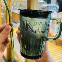 皖亭 T6001 如意吸管杯 400ML (单位:个)翡翠绿
