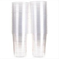妙洁（MIAOJIE） MDPC100 一次性塑料杯 240ml 白色 100只/袋 (单位:袋)
