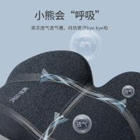 佳奥 220604J0100MB2 小熊腰垫 靠垫 43*41*14cm 灰色（单位：个）