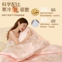 恒源祥（HYX） HYX222BZ 抗菌大豆被 规格：150*200cm 面料：100%聚酯纤维 填充：20%大豆蛋白改性聚乙烯醇80%聚酯纤维 填充重量：2300g 总重：6斤 (单位：条) 粉色