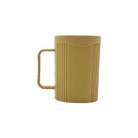 艾逸瑶选 CJ-21091-1 悦佳漱口杯 塑料杯 490ml 黄色（单位：个）