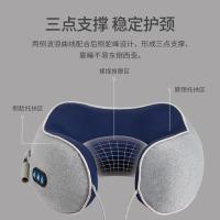 佳奥 电动U型枕 U型颈枕 25.5*25*12.5cm 灰蓝色（单位： 个）