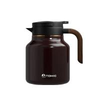 特美刻（TOMIC） TQ89005AFti 钛养生系列木柄焖茶壶 1.5L （单位：个） 颜色随机