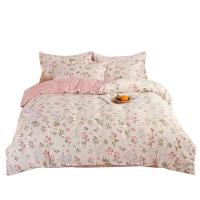 故园（homeshine） QX22205 悦颜四件套 被套200*230cm+床单230*245cm+枕套48*74cm*2（单位：套）颜色随机