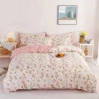 故园（homeshine） QX22205 悦颜四件套 被套200*230cm+床单230*245cm+枕套48*74cm*2（单位：套）颜色随机