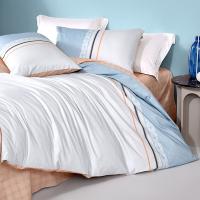 罗莱家纺（LUOLAI） 拾光信笺全棉四件套 被套200*230cm 床单230*240cm 枕套48*74cm*2 （单位：套）