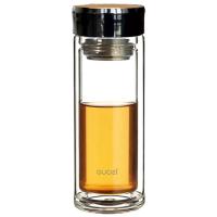 果兹（GUOZI） GZ-S06 雅致双层玻璃保温杯 300ml （单位：个）黑色