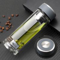 铭创知雨 PC-B2008 汐乐双层玻璃杯 300ml（单位：个）
