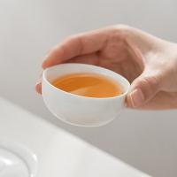 金镶玉 月亮 茶具快客杯套装 3件套（1壶、2杯）（单位：套）   白色