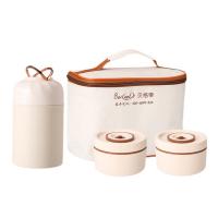 贝格帝 BGD-MF045 焖烧便当饭盒套装 600ml饭盒*2+500ml焖烧杯*1 （单位：套）