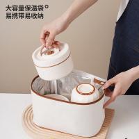 贝格帝 BGD-MF045 焖烧便当饭盒套装 600ml饭盒*2+500ml焖烧杯*1 （单位：套）