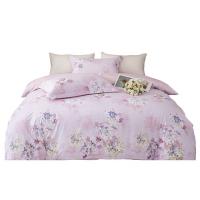 晚安家纺 奕彩 A类全棉印花四件套 L码 被套200*230cm 床单230*245cm 枕套48*74cm （单位：套）
