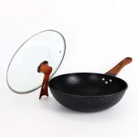 贝格帝 钢铲王麦饭石不粘锅 带盖 BGD-MFSCG32 32cm 6个/箱 (单位:个)