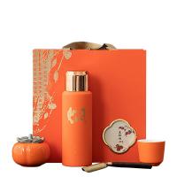 贝格帝 BGD-RYL05 万事如意焖茶杯茶礼套装 5件套焖茶杯600ml+茶叶罐210ml+品茗杯135ml+茶铲+礼盒 (单位：套）