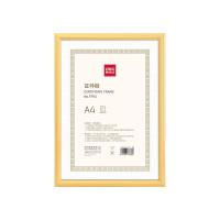 得力（deli）TF114 相框 证件框 A4 (210*297)mm PVC材质 (单位：个) 黄色