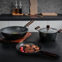 皖亭 WT-GJ-003 麦饭石 三件套（炒锅32cm+汤锅22cm+煎锅26cm）（单位：套）