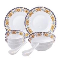 康宁餐具（Corelle Brands） CB-BPBD10/KZ/LS 餐具10件套 5.0寸饭碗*3、6.5寸面碗*2、8.5寸深碗*2、小汤勺*3 (单位:套)