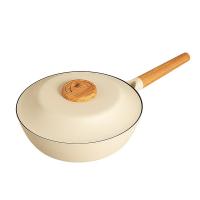三禾（SANHO） LJ26T8 煎锅 锅具 26cm 米白色（单位：个）