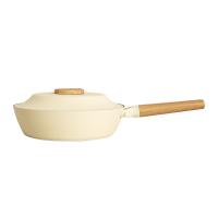 三禾（SANHO） LJ26T8 煎锅 锅具 26cm 米白色（单位：个）