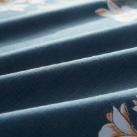 梦洁家纺 1010189018 梦沐色纯棉印花四件套  被套200*230cm 床单230*250cm 枕套48*74cm*2 (单位: 套)