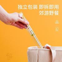 美丽雅（MARYYA） HC083103 一次性筷子独立包装80双 竹筷方便筷家用快餐方便外卖餐具 (单位:包)