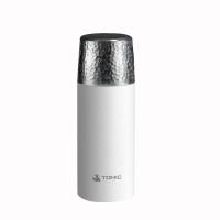 特美刻（TOMIC） 陶瓷内胆 锤纹养生焖茶保温杯 420ml 配杯套 （单位：个）  新老内塞随机发货