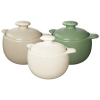 温仑山（VELOSAN） VE068 鹅卵石砂锅 锅具 4.5L 白色（单位：个）