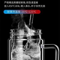 斯弥儿 双层商务 玻璃杯 370ml (单位:个) 钢本色