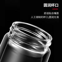 斯弥儿 双层 玻璃杯 320ml (单位:个) 钢本色
