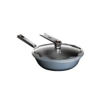 百斯克 BSK-BLW32JG 鸢尾冰裂纹微压炒锅 32cm (单位:个) （带锅盖）
