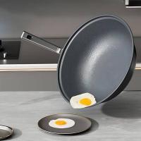 百斯克 BSK-BLW32JG 鸢尾冰裂纹微压炒锅 32cm (单位:个) （带锅盖）