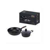 百斯克 BSK-TG230206 古法章丘精铁套锅二件套 炒锅32cm+汤锅24cm (单位: 套)