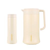 菲驰 FC218T 多丽拉家居壶套装（保温壶1300ml+保温杯350ml）（单位：套）奶油白色