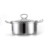 斯弥儿 不锈钢双耳汤锅 SMR-06GJ 22cm (单位:个)