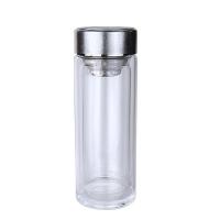 百斯克 BSK-BB300224 臻享抗菌茶水分离双层玻璃杯 300ml (单位:个)