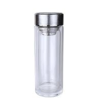 百斯克 BSK-BB300224 臻享抗菌茶水分离双层玻璃杯 300ml (单位:个)