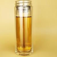 百斯克 BSK-BB300224 臻享抗菌茶水分离双层玻璃杯 300ml (单位:个)