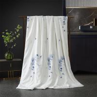 梦洁家纺 1010289067 蚕丝纤维清爽被 200*230cm 花境 (单位:床) 白色