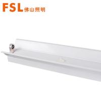 佛山照明（FSL） T8分体LED灯管支架 1.2米单管带罩 6500K 白光 （单位：个）