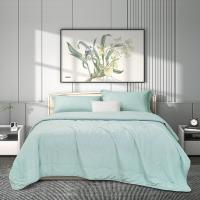 富安娜（fuanna） 凯蒂 轻颜水洗空调被 被子 203*229cm 绿色（单位：床）