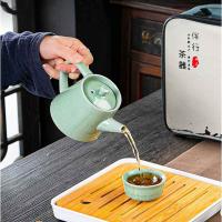 百斯克 BSK-TC232824 轻奢汝窑风时尚旅行茶具套装 茶壶*1+茶杯*4+茶盘*1+茶夹*1+茶巾*1 (单位: 套)