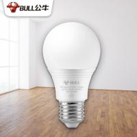 公牛（BULL） MQ-A107 7W-E27 LED灯泡E27螺口球泡灯 7W 白色（单位：个）