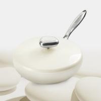 温仑山（VELOSAN） VE1110 鹅卵石不粘煎锅 26cm  (单位：个 )白色