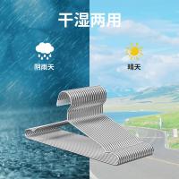四万公里 胶帽款 201不锈钢衣架 45cm 10支装(单位：组)