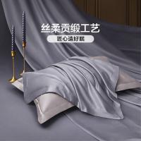 富安娜（fuanna） 德雷克四件套 1.5米床 被套203*229cm 床单230*240cm 枕套74*48cm（单位：套）灰色