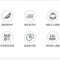 炊大皇（COOKER KING） CG32ZQ-1 炒锅 锅具 32CM 雾雨绿（单位：套）