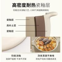 温仑山（VELOSAN） VE068 鹅卵石砂锅 300*300*150mm 4.5L 合家煲（单位:个） 白境玫瑰