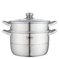 德铂（Debo） 双层蒸锅 304不锈钢汤锅 索菲特 28cm (单位:个)